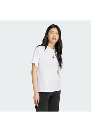 Camiseta Blanca Adidas Essentials Mujer