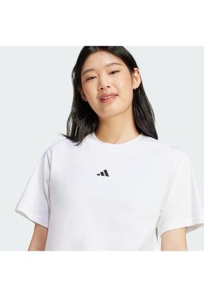 Camiseta Blanca Adidas Essentials Mujer
