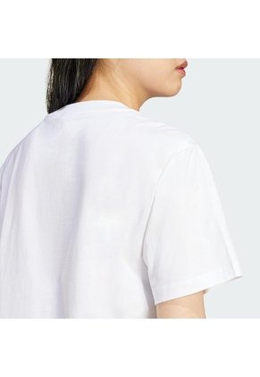 Camiseta Blanca Adidas Essentials Mujer