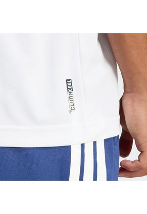 Camiseta Blanca Adidas 3 Rayas Climacool Hombre