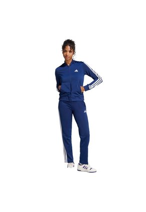 Conjunto Azul Adidas Essentials 3 Rayas Mujer