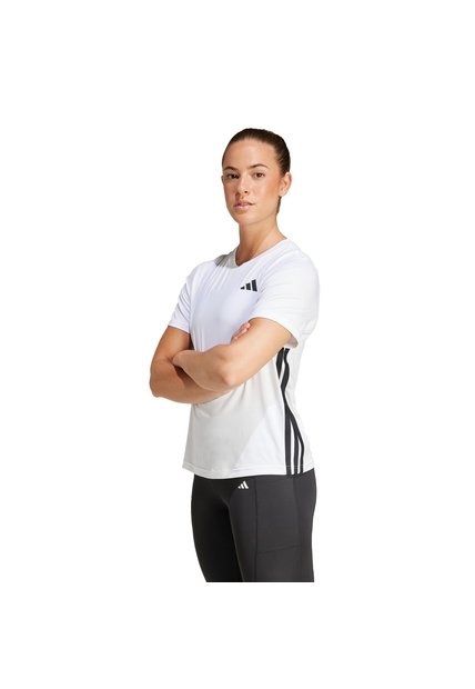 Camiseta Entrenamiento Gris Adidas Train Essentials 3 Tiras Mujer