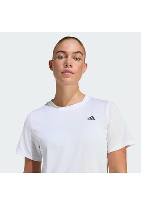 Camiseta Entrenamiento Blanca Adidas Workout Essentials Mujer