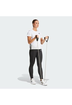 Camiseta Entrenamiento Gris Adidas Train Essentials 3 Tiras Mujer
