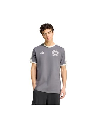 Camiseta Gris Adidas Mercedes AMG Petronas F1 1 Team Silver Arrows Icon Hombre