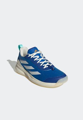 Tenis para Tennis Azul Royal-Blanco-Turquesa adidas Performance Avaflash Low