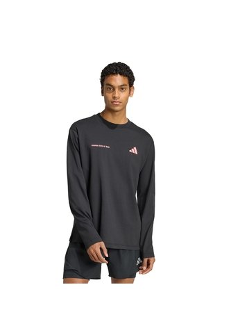 Camiseta Running Negra Adidas Adi365 Community Culture adidas Performance