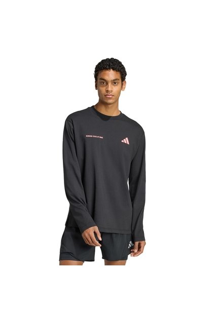 Camiseta Running Negra Adidas Adi365 Community Culture