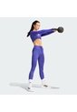 Camiseta Entrenamiento Morada Adidas Primelift Workout Snake Twist Doble Faz Mujer de adidas Performance