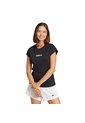 Camiseta Negra Adidas Essentials Linear Mujer de adidas Performance