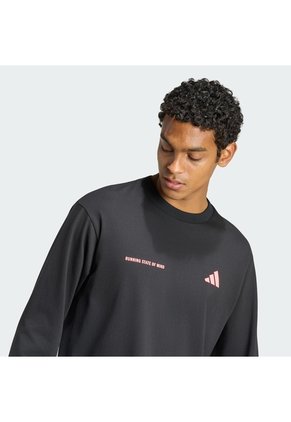 Camiseta Running Negra Adidas Adi365 Community Culture