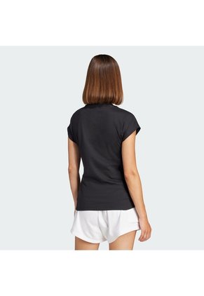 Camiseta Negra Adidas Essentials Linear Mujer