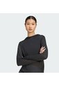 Camiseta Negra Adidas Soft Lux Transparente Mujer de adidas Performance