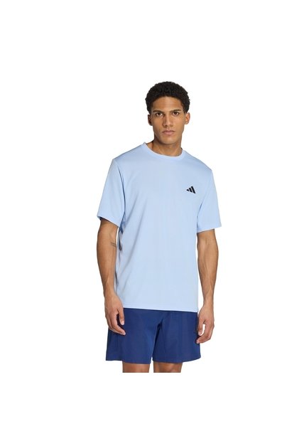 Camiseta Entrenamiento Azul Adidas Workout Essentials Base Hombre