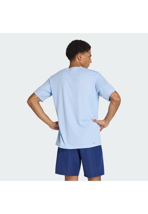 Camiseta Entrenamiento Azul Adidas Workout Essentials Base Hombre