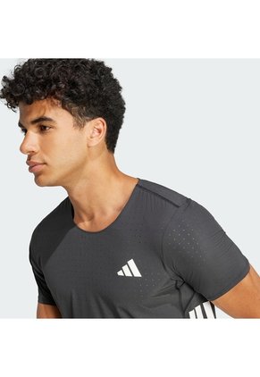 Camiseta Running Negra Adidas Adizero Running Hombre
