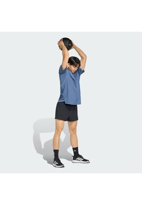Camiseta Entrenamiento Azul Adidas D4T Primelift 3 Stripes Hombre