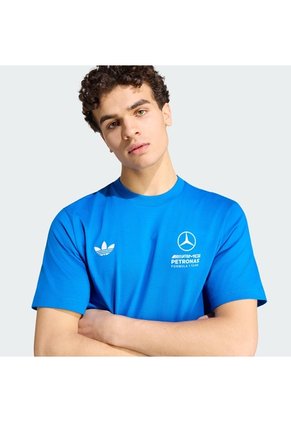 Camiseta Azul Adidas Blue Wonder Mercedes AMG Petronas F1 Team Hombre