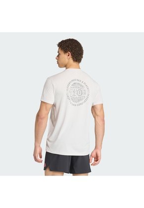 Camiseta Running Gris Adidas Runners Adi365 Hombre