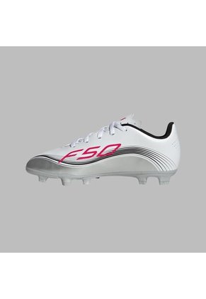 Guayos Adidas Kids F50 Messi Club FG/MG - Blanco/Plateado