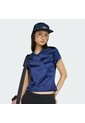 Camiseta Entrenamiento Azul Adidas Seasonal Essentials Satén Mujer de adidas Performance