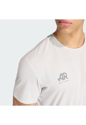 Camiseta Running Gris Adidas Runners Adi365 Hombre