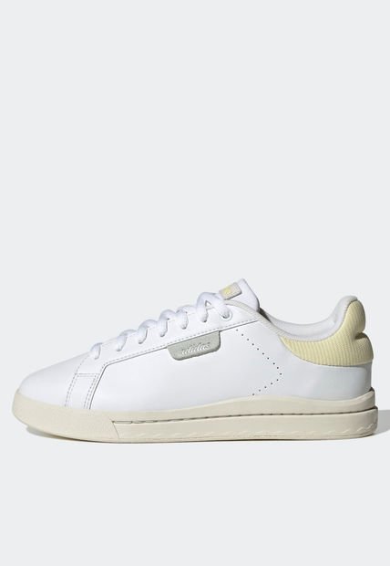 Tenis Lifestyle Blanco-Beige-Amarillo adidas Performance Court Silk