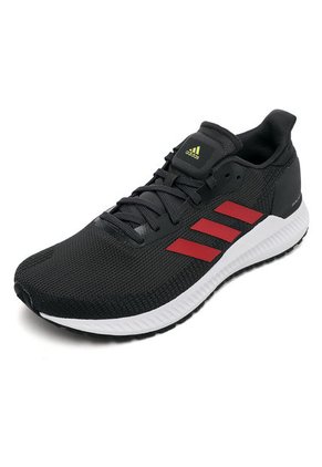 Tenis Running Gris-Negro-Rojo adidas Performance Solar Blaze M