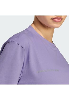 Camiseta Running Morada Adidas Adi365 Community Culture Mujer