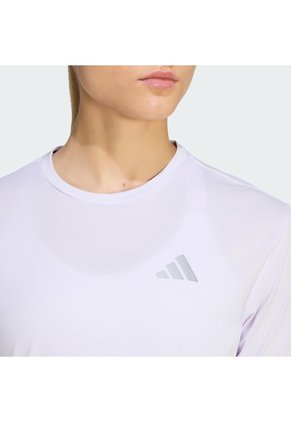 Camiseta Running Morada Adidas Adi365 Essentials Mujer