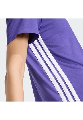 Camiseta Entrenamiento Morada Adidas Train Essentials 3 Tiras Mujer