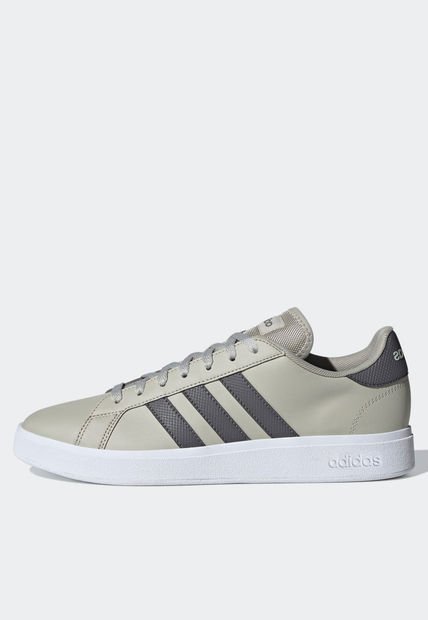 Tenis Lifestyle Beige-Gris-Blanco adidas Performance Grand Court Base 2.0