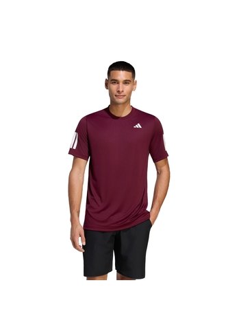 Camiseta Tenis Vinotinta Adidas 3 Rayas Club Climacool Hombre adidas Performance