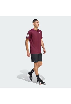 Camiseta Tenis Vinotinta Adidas 3 Rayas Club Climacool Hombre