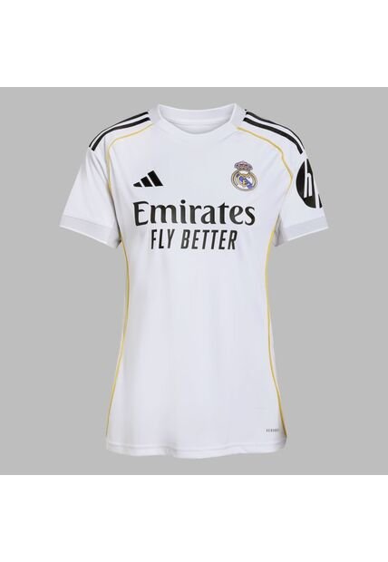 Camiseta Adidas Mujer Local Real Madrid 25/26 - Blanco