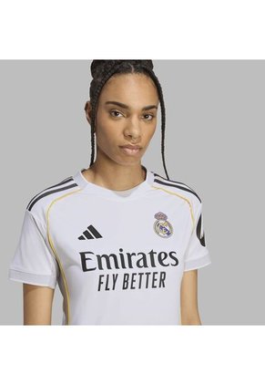 Camiseta Adidas Mujer Local Real Madrid 25/26 - Blanco