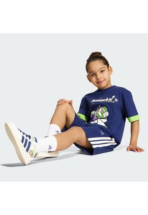 Conjunto Azul Adidas Pixar Toy Story Y Shorts Niños