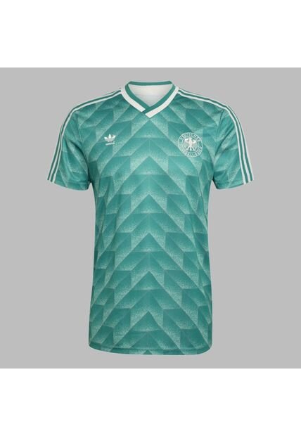 Camiseta Adidas Hombre Alemania Visitante 1990 - Verde