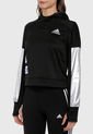 Buzo Negro-Blanco adidas Performance Space Hoodie W de adidas Performance