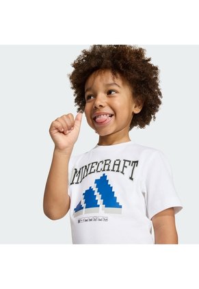 Conjunto Blanco Adidas Minecraft Niños