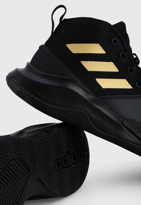 Tenis Basketball Negro-Dorado adidas Performance Own The Game