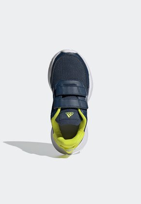 Tenis Running Azul Petróleo-Blanco-Amarillo Neón adidas Kids Tensaur Run C