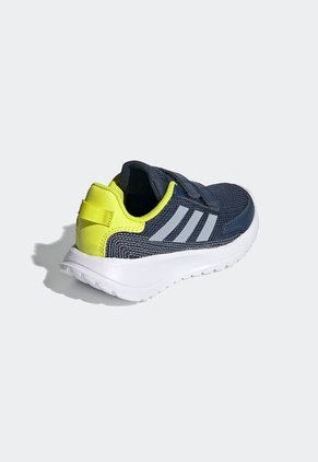 Tenis Running Azul Petróleo-Blanco-Amarillo Neón adidas Kids Tensaur Run C