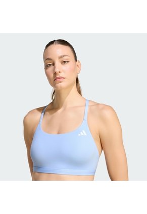 Top Entrenamiento Azul Adidas Optime Essentials Workout Mujer