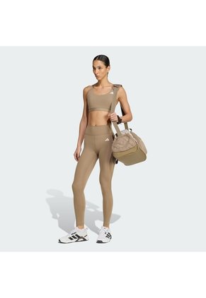 Top Entrenamiento Beige Adidas Optime Essentials Workout Mujer