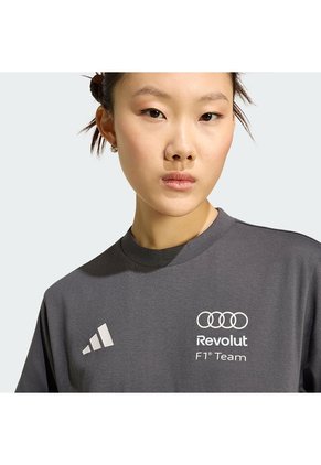 Camiseta Negra Adidas DNA Audi Revolut F1 Team Mujer