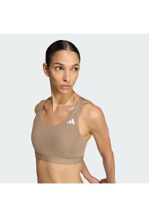 Top Entrenamiento Beige Adidas Optime Essentials Workout Mujer