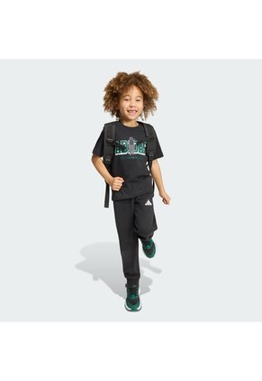 Camiseta Negra Adidas Minecraft Niños