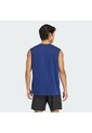 Camiseta Entrenamiento Azul Adidas Sin Mangas Workout Essentials Feelready Hombre de adidas Performance
