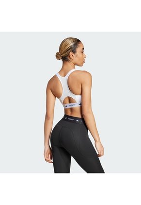 Top Entrenamiento Blanco Adidas Techfit Mujer